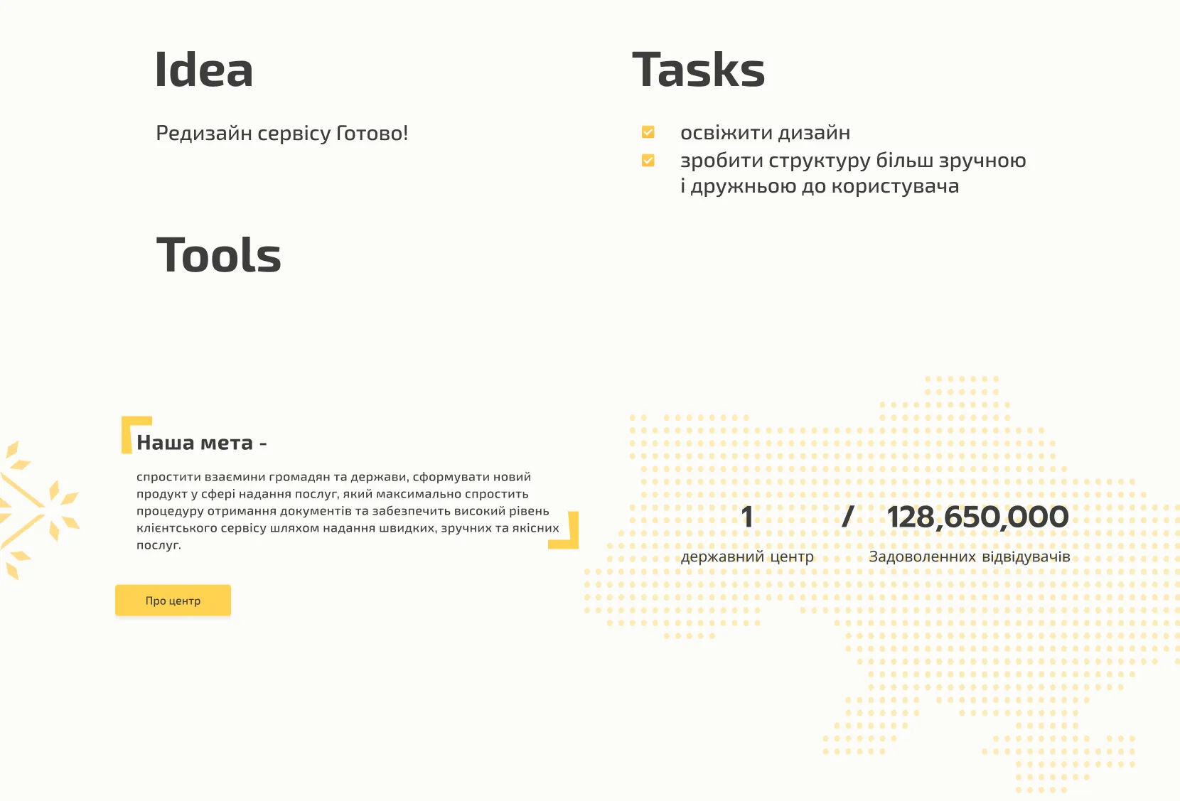 ГОТОВО: idea, tasks and goals overview